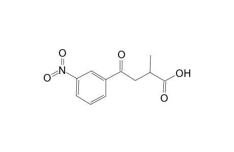 Benzenebutanoic acid, .alpha.-methyl-3-nitro-.gamma.-oxo-