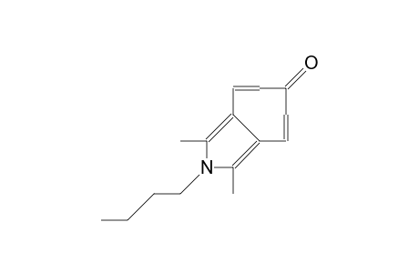 2-Butyl-1,3-dimethyl-cyclohepta(C)pyrrol-6(2H)-one
