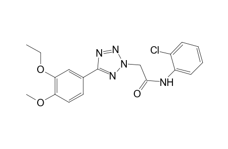 2H-1,2,3,4-Tetrazole-2-acetamide, N-(2-chlorophenyl)-5-(3-ethoxy-4-methoxyphenyl)-