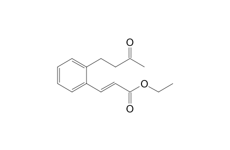 Ethyl (E)-3-[2-(3-oxobutyl)phenyl]prop-2-enoate