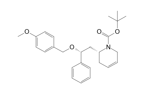 (2R)-2-[(2R)-2-p-anisyloxy-2-phenyl-ethyl]-3,6-dihydro-2H-pyridine-1-carboxylic acid tert-butyl ester