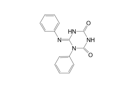 1-Phenyl-6-phenylazanyl-1,3,5-triazine-2,4-dione