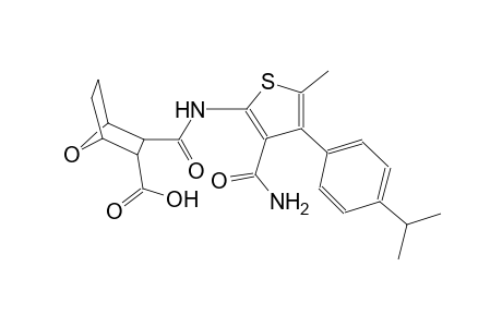 3-({[3-(aminocarbonyl)-4-(4-isopropylphenyl)-5-methyl-2-thienyl]amino}carbonyl)-7-oxabicyclo[2.2.1]heptane-2-carboxylic acid