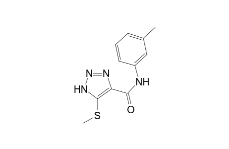 1,2,3-Triazole-4-carboxamide, 5-methylthio-N-(3-tolyl)-