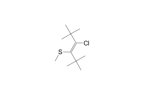 3-Hexene, 3-chloro-2,2,5,5-tetramethyl-4-(methylthio)-