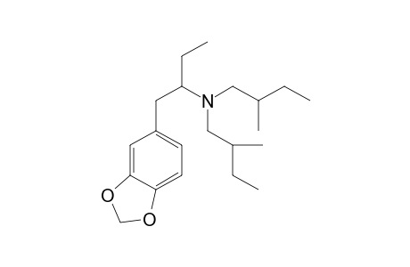 N,N-Bis(-2-methylbutyl)-1-(3,4-methylenedioxyphenyl)butan-2-amine