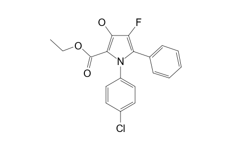 ETHYL-1-(2-CHLOROPHENYL)-4-FLUORO-3-HYDROXY-5-PHENYL-1H-PYRROLE-2-CARBOXYLATE