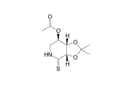 (3S,4S,5R)-5-Acetoxy-3,4-isopropylidenedioxypiperidin-2-thione