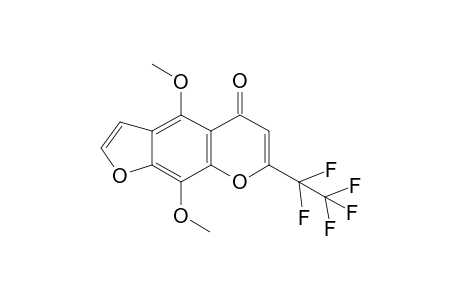 4,9-Dimethoxy-7-(1,1,2,2,2-pentafluoroethyl)-5-furo[3,2-g][1]benzopyranone