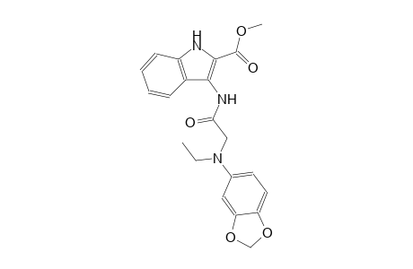 methyl 3-({[1,3-benzodioxol-5-yl(ethyl)amino]acetyl}amino)-1H-indole-2-carboxylate