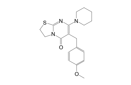 5H-thiazolo[3,2-a]pyrimidin-5-one, 2,3-dihydro-6-[(4-methoxyphenyl)methyl]-7-(1-piperidinyl)-