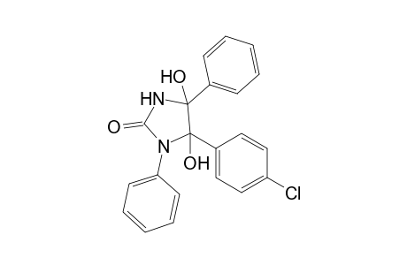 4,5-Dihydroxy-5-(p-chlorophenyl)-1,4-diphenylimidazolidin-2-one