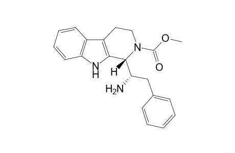 (1R)-1-[(1S)-1-amino-2-phenyl-ethyl]-1,3,4,9-tetrahydro-$b-carboline-2-carboxylic acid methyl ester