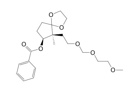 1,4-Dioxaspiro[4.4]nonan-7-ol, 6-[2-[(2-methoxyethoxy)methoxy]ethyl]-6-methyl-, benzoate, trans-
