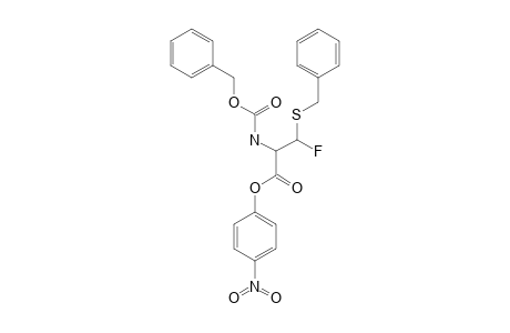 4-NITROPHENYL-N-BENZYLOXYCARBONYL-2-AMINO-3-FLUORO-PROPANOATE;ISOMER-#A