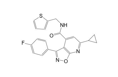 isoxazolo[5,4-b]pyridine-4-carboxamide, 6-cyclopropyl-3-(4-fluorophenyl)-N-(2-thienylmethyl)-