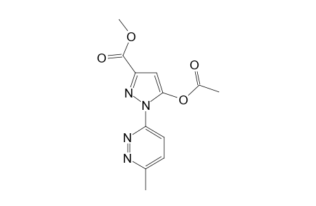 5-acetoxy-1-(6-methylpyridazin-3-yl)pyrazole-3-carboxylic acid methyl ester