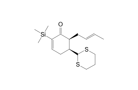 (5S,6S)-6-[(E)-but-2-enyl]-5-(1,3-dithian-2-yl)-2-trimethylsilyl-1-cyclohex-2-enone