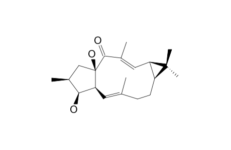 (+)-(5-E,12-E,2-S,3-S,4-S,9-S,11-S,15-R)-LATHYRA-5,12-DIENE-3,15-DIOL-14-ONE