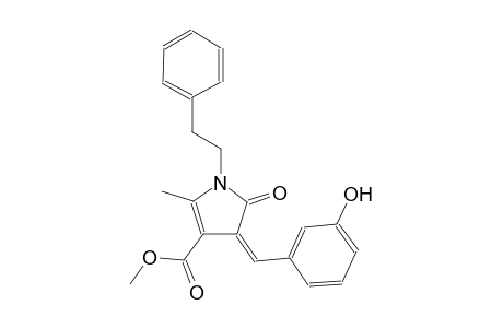 1H-pyrrole-3-carboxylic acid, 4,5-dihydro-4-[(3-hydroxyphenyl)methylene]-2-methyl-5-oxo-1-(2-phenylethyl)-, methyl ester, (4Z)-