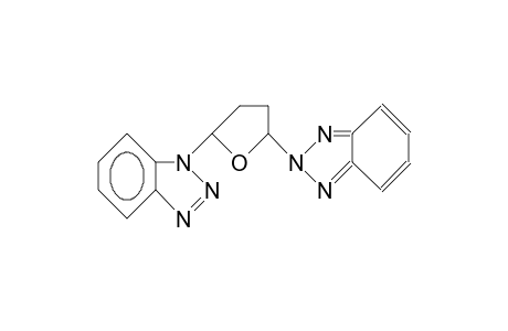 2-(Benzotriazol-1-yl)-5-(benzotriazol-2-yl)-tetrahydro-furan