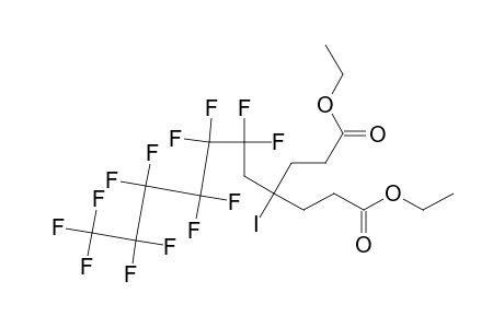 4-iodo-4-(2,2,3,3,4,4,5,5,6,6,7,7,7-tridecafluoroheptyl)heptanedioic acid diethyl ester