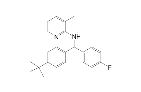 N-[{4-(tert-Butyl)phenyl}(4-fluorophenyl)methyl]-3-methylpyridin-2-amine