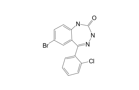 7-Bromo-5-(2-chloro-phenyl)-1,3-dihydro-benzo[E][1,2,4]triazepin-2-one