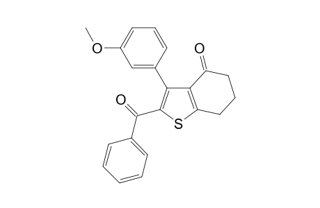 2-Benzoyl-3-(3-methoxyphenyl)-6,7-dihydro-1-benzothiophen-4(5H)-one