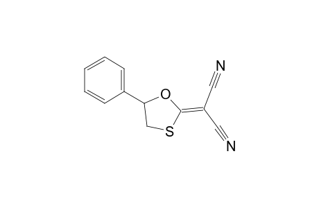 2-(5-Phenyl-1,3-oxathiolan-2-ylidene)propanedinitrile