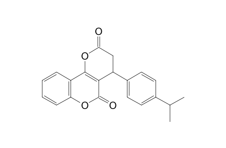 2H,5H-Pyrano[3,2-c][1]benzopyran-2,5-dione, 3,4-dihydro-4-[4-(1-methylethyl)phenyl]-