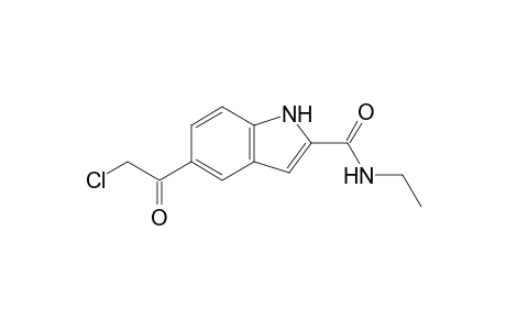 5-Chloroacetyl-N-ethyl-1H-indole-2-carboxamide