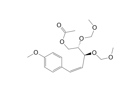 (Z)-(3S,4S)-5-Acetoxy-3,4-bis[(methoxymethyl)oxy]-1-(4-methoxyphenyl)pent-1-ene