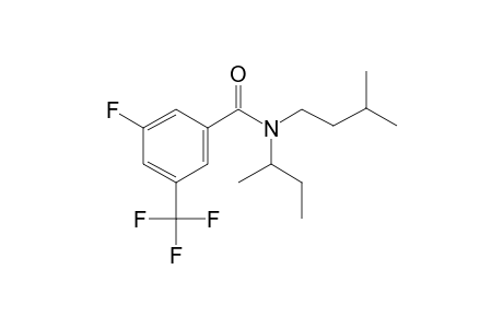 Benzamide, 3-fluoro-5-trifluoromethyl-N-(2-butyl)-N-(3-methylbutyl)-