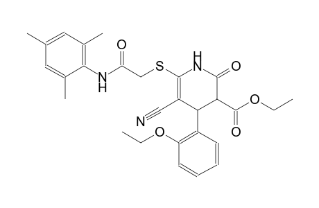 3-pyridinecarboxylic acid, 5-cyano-4-(2-ethoxyphenyl)-1,2,3,4-tetrahydro-2-oxo-6-[[2-oxo-2-[(2,4,6-trimethylphenyl)amino]ethyl]thio]-, ethyl ester