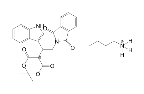 2-[2'-(2",2"-Dimethyl-4",6"-dioxo-(1,3)-dioxan-5"-yl)-2'-(1H-indol-3"'-yl)ethyl]-isoindole-1,3-dione - Butylammonium Salt