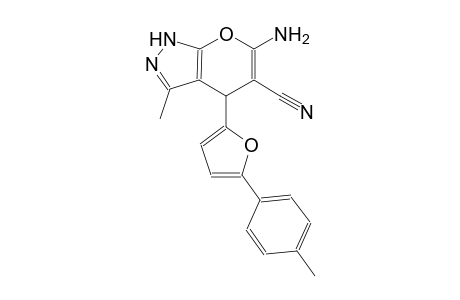 6-amino-3-methyl-4-[5-(4-methylphenyl)-2-furyl]-1,4-dihydropyrano[2,3-c]pyrazole-5-carbonitrile