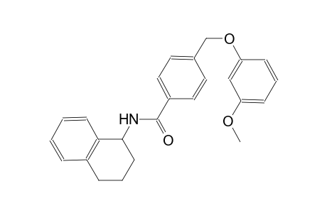 4-[(3-methoxyphenoxy)methyl]-N-(1,2,3,4-tetrahydro-1-naphthalenyl)benzamide