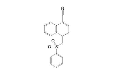 4-(benzenesulfonylmethyl)-3,4-dihydronaphthalene-1-carbonitrile