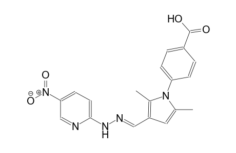 4-(2,5-dimethyl-3-{(E)-[(5-nitro-2-pyridinyl)hydrazono]methyl}-1H-pyrrol-1-yl)benzoic acid