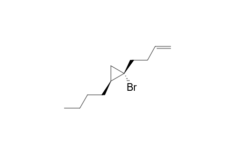 1(R*)-BROMO-1-(3-BUTENYL)-2(S*)-BUTYLCYCLOPROPANE