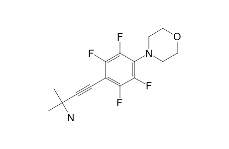 4-(4-MORPHOLINO-2,3,5,6-TETRAFLUOROPHENYL)-2-AMINO-2-METHYL-3-BUTYNE