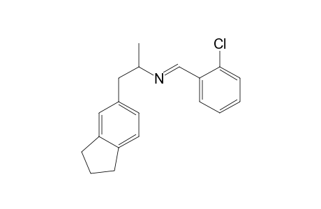 1-(2-Chlorophenyl)-N-[1-(2,3-dihydro-1H-inden-5-yl)propan-2-yl]methanimine