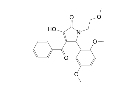 2H-pyrrol-2-one, 4-benzoyl-5-(2,5-dimethoxyphenyl)-1,5-dihydro-3-hydroxy-1-(2-methoxyethyl)-