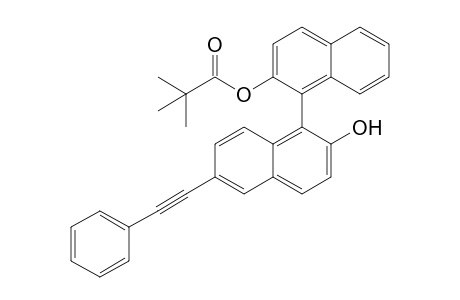 6-(2-Phenylethynyl)-2-hydroxy-2'-pivaloyloxy-1,1'-binaphthyl