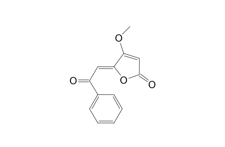 (5Z)-4-methoxy-5-phenacylidene-2-furanone