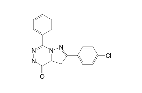 2-(4-CHLOROPHENYL)-2-PHENYL-3,3A-DIHYDRO-4-OXO-5H-PYRAZOLO-[1,5-D]-[1,2,4]-TRIAZINE