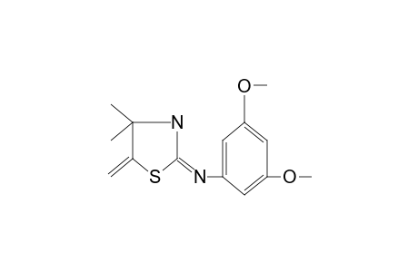 2-[(3,5-dimethoxyphenyl)imino]-4,4-dimethyl-5-methylenethiazolidine