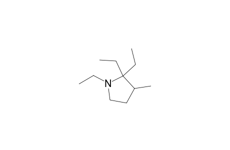1,2,2-Triethyl-3-methylpyrrolidine