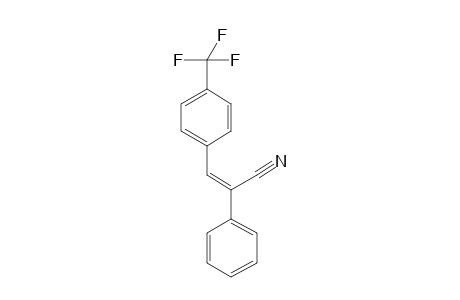 (Z)-2-phenyl-3-[4-(trifluoromethyl)phenyl]-2-propenenitrile